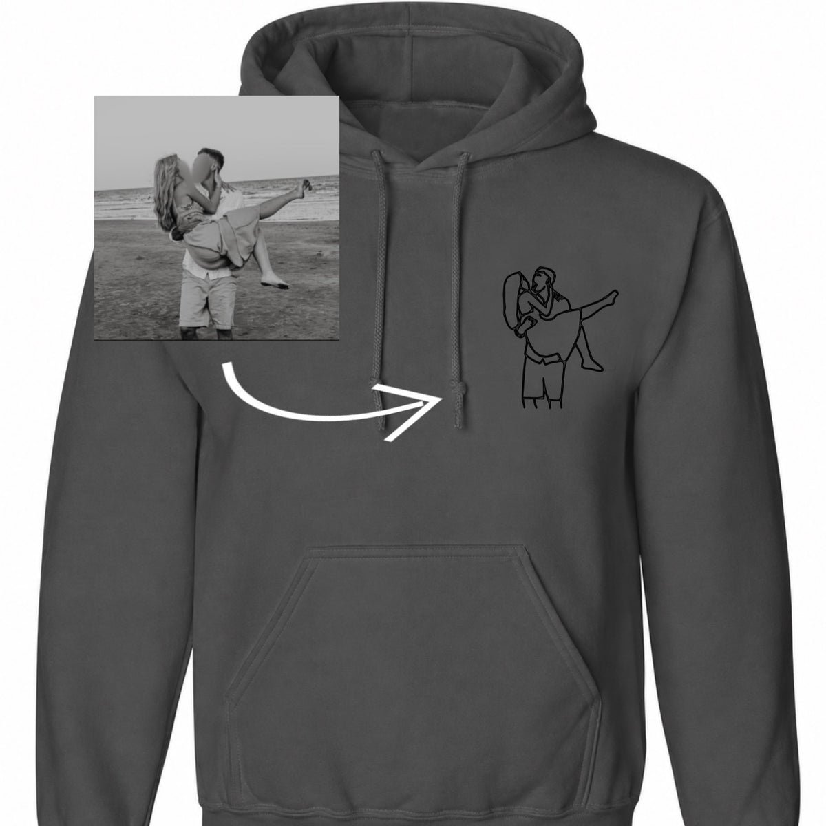 Custom Outline Hoodie