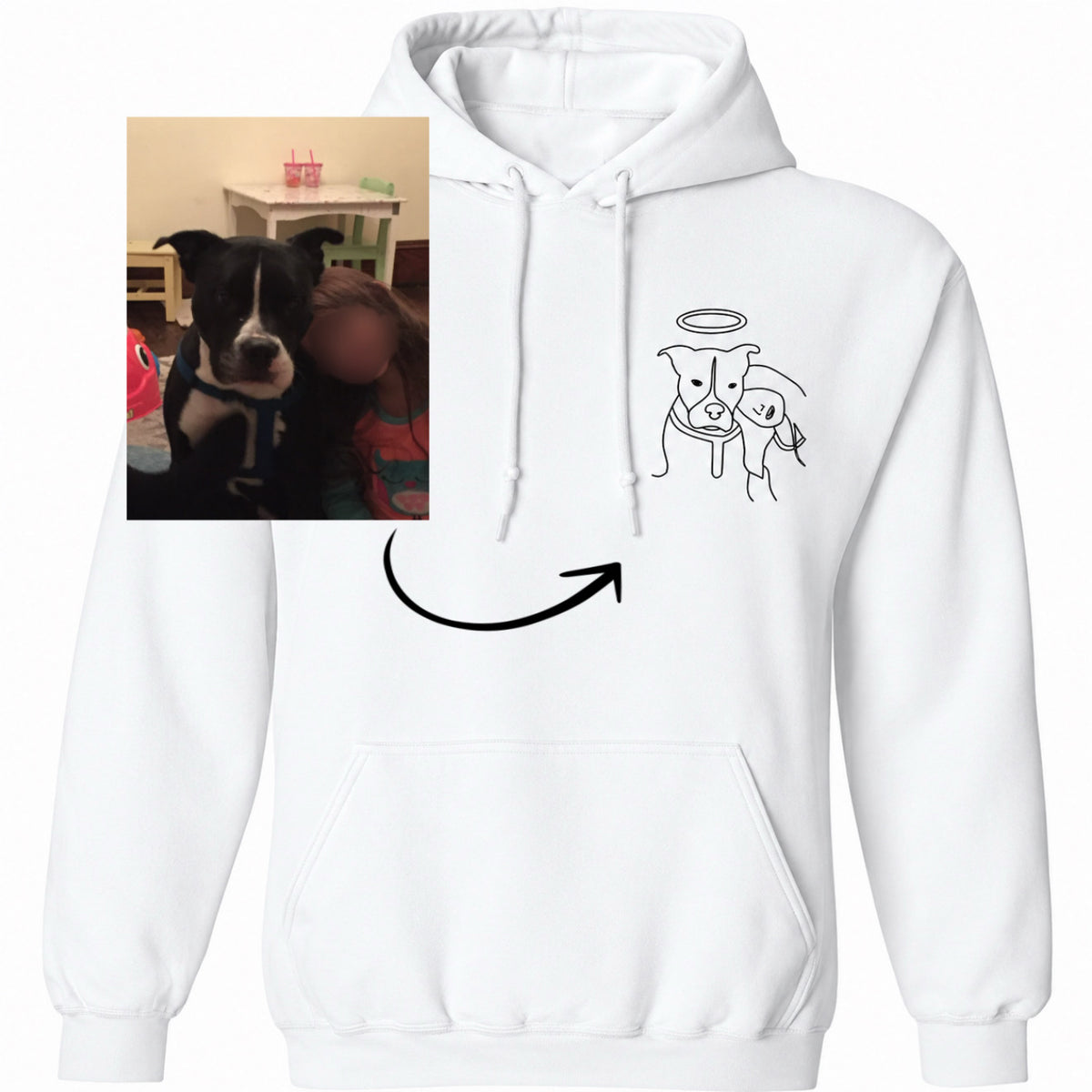 Custom Outline Hoodie