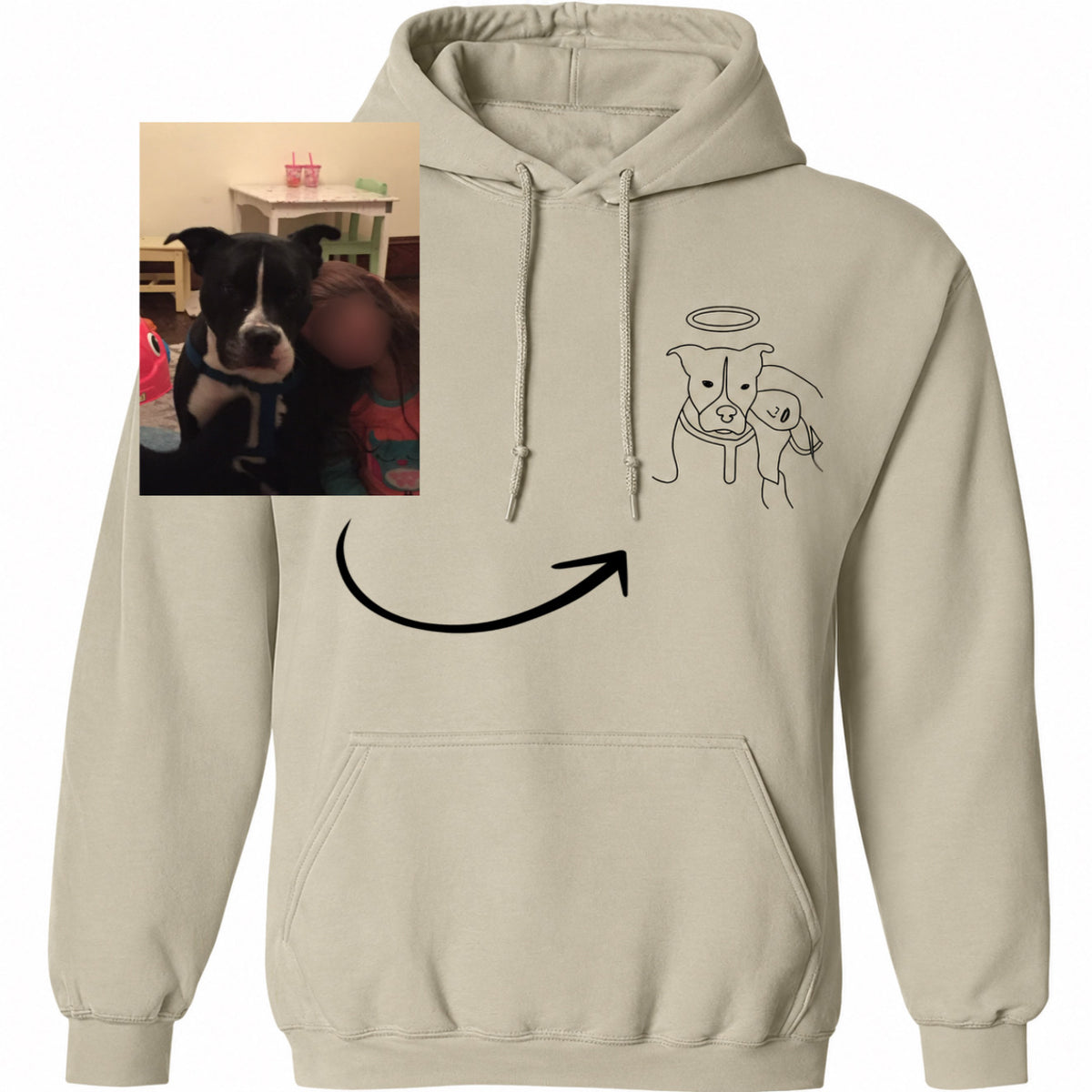 Custom Outline Hoodie