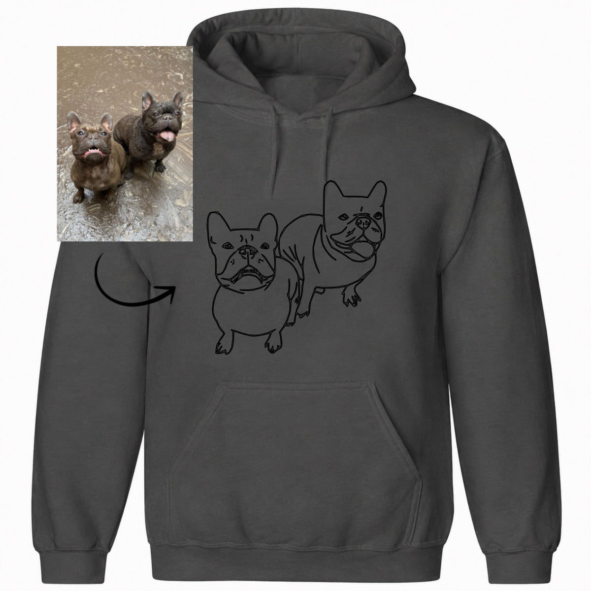 Custom Outline Hoodie