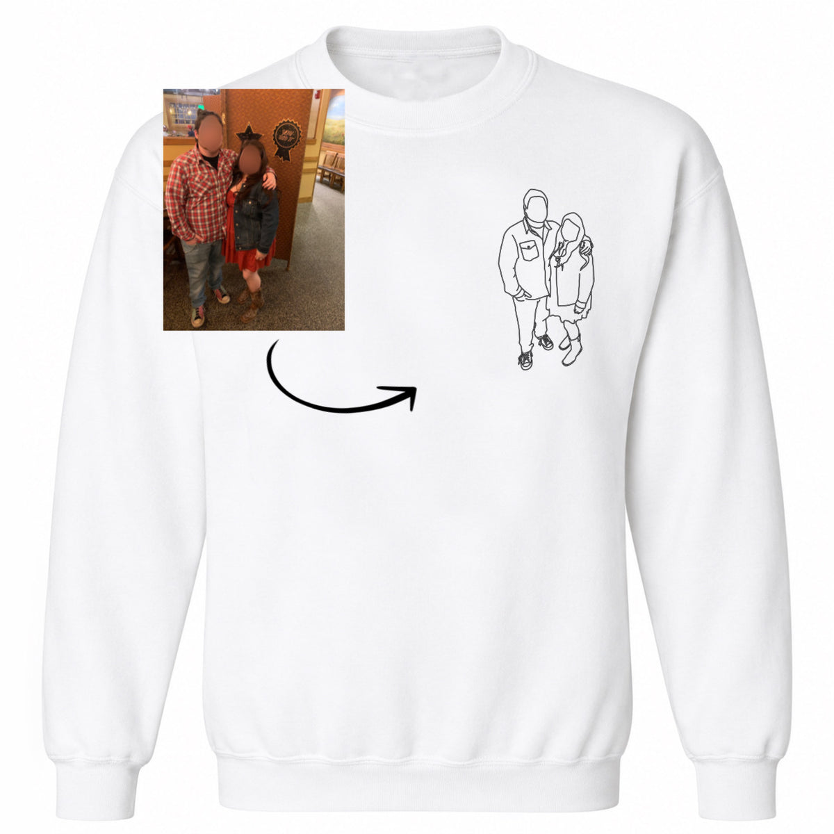 Custom Outline Sweatshirt