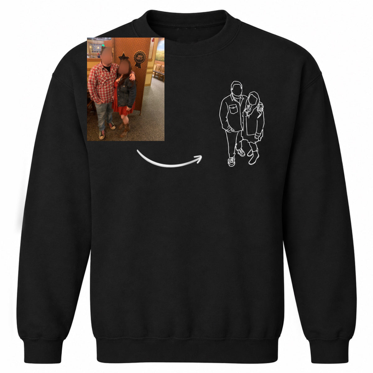 Custom Outline Sweatshirt