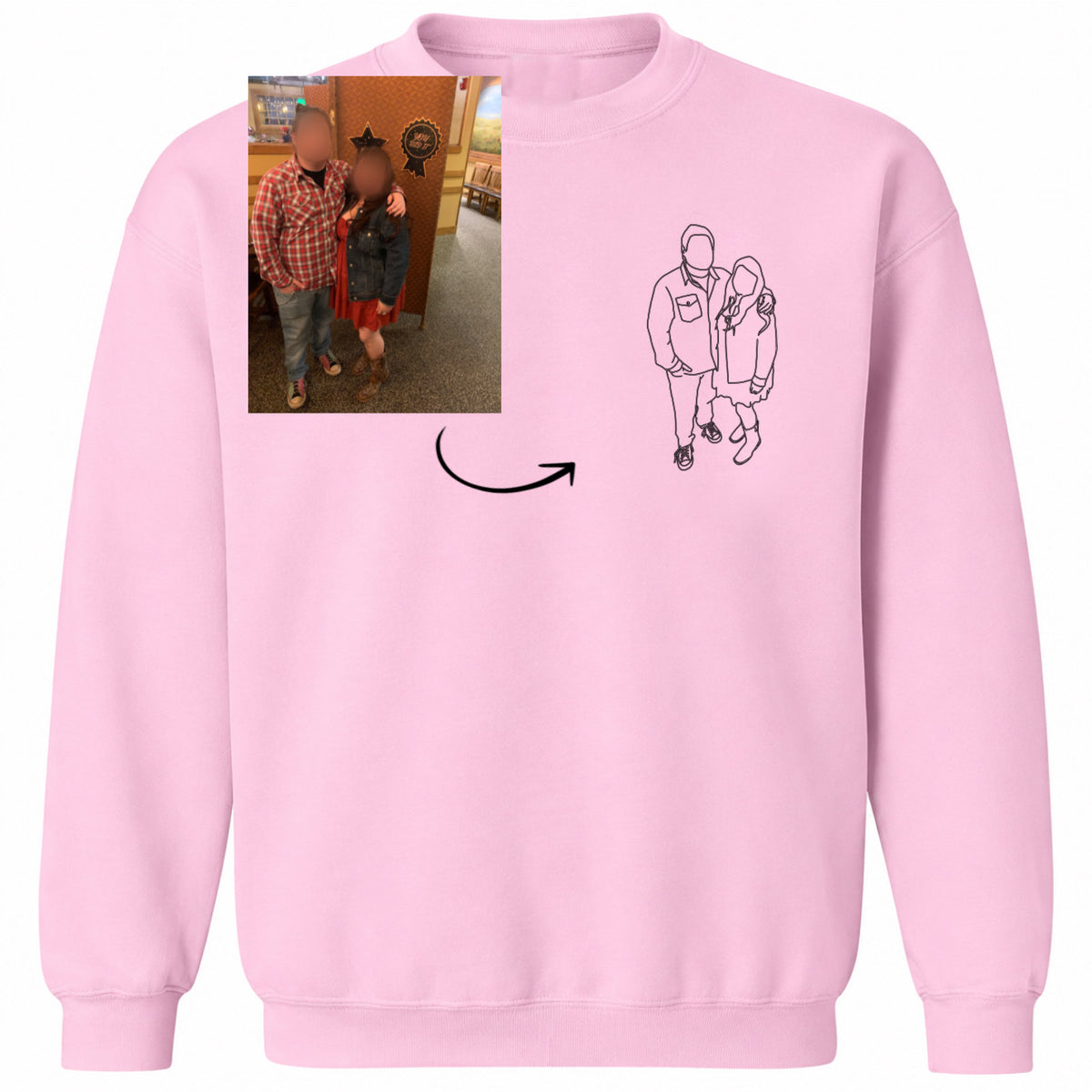 Custom Outline Sweatshirt
