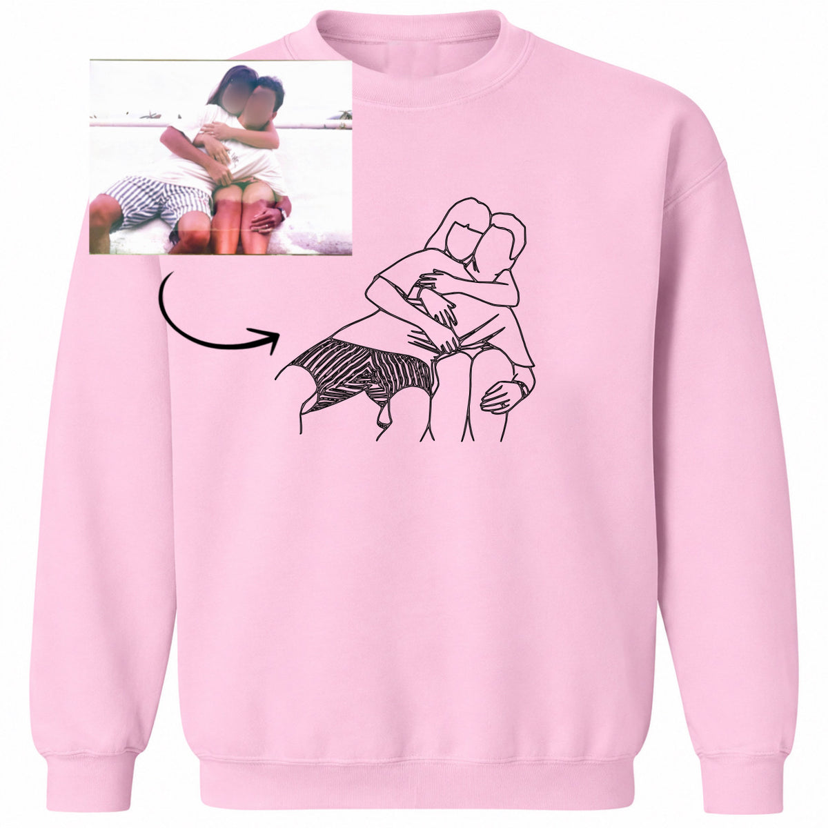 Custom Outline Sweatshirt