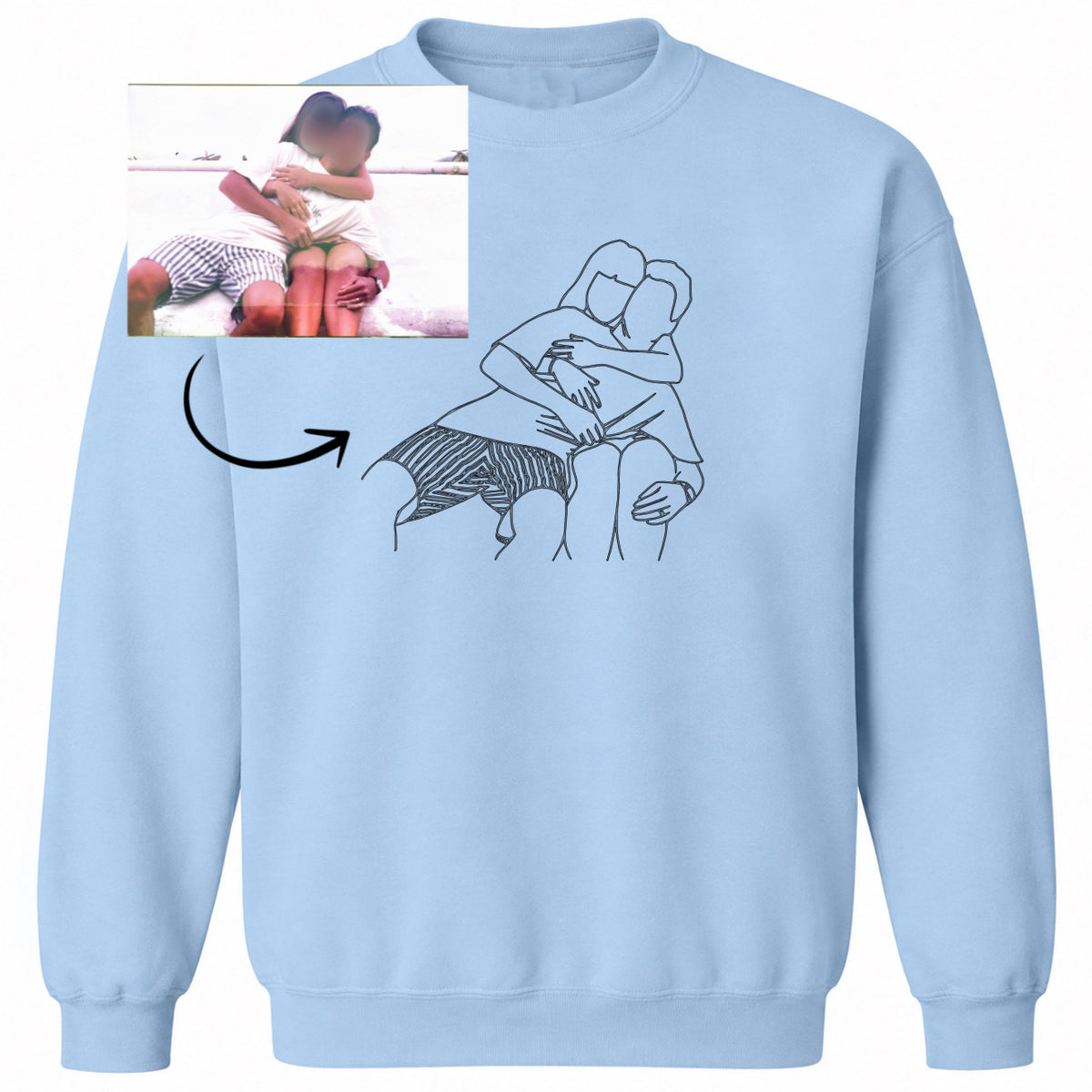 Custom Outline Sweatshirt