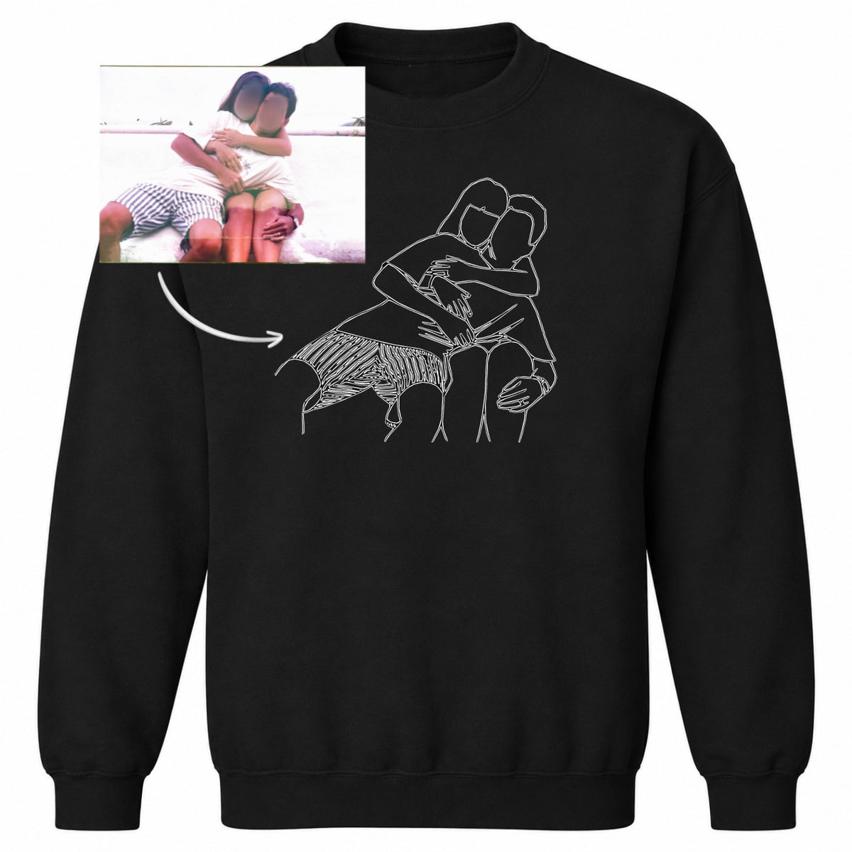 Custom Outline Sweatshirt