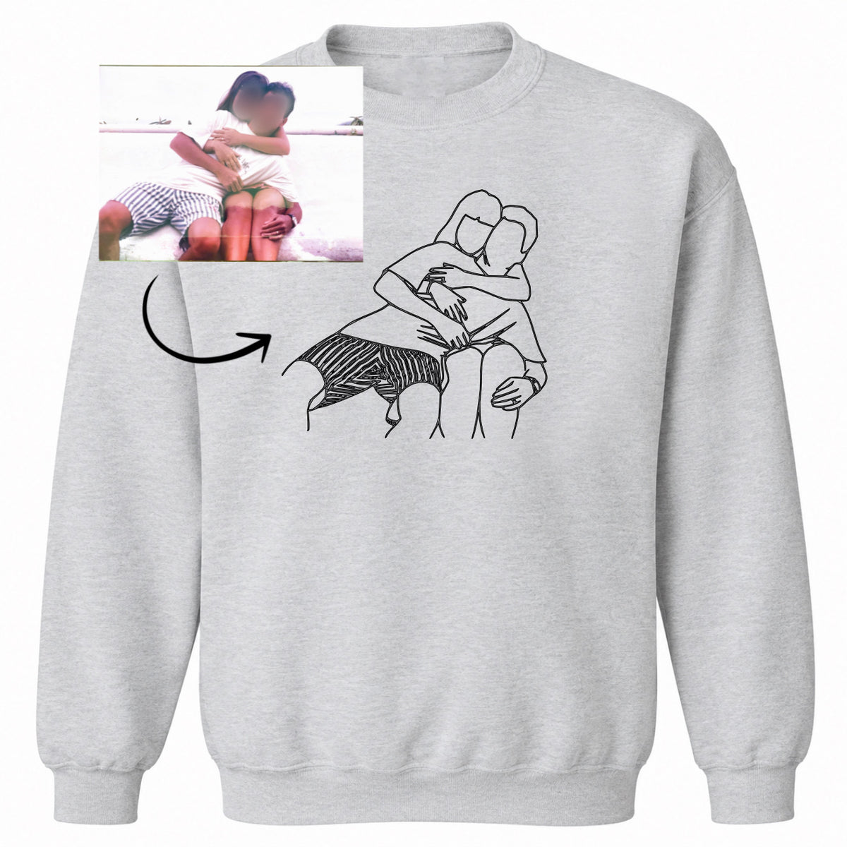 Custom Outline Sweatshirt