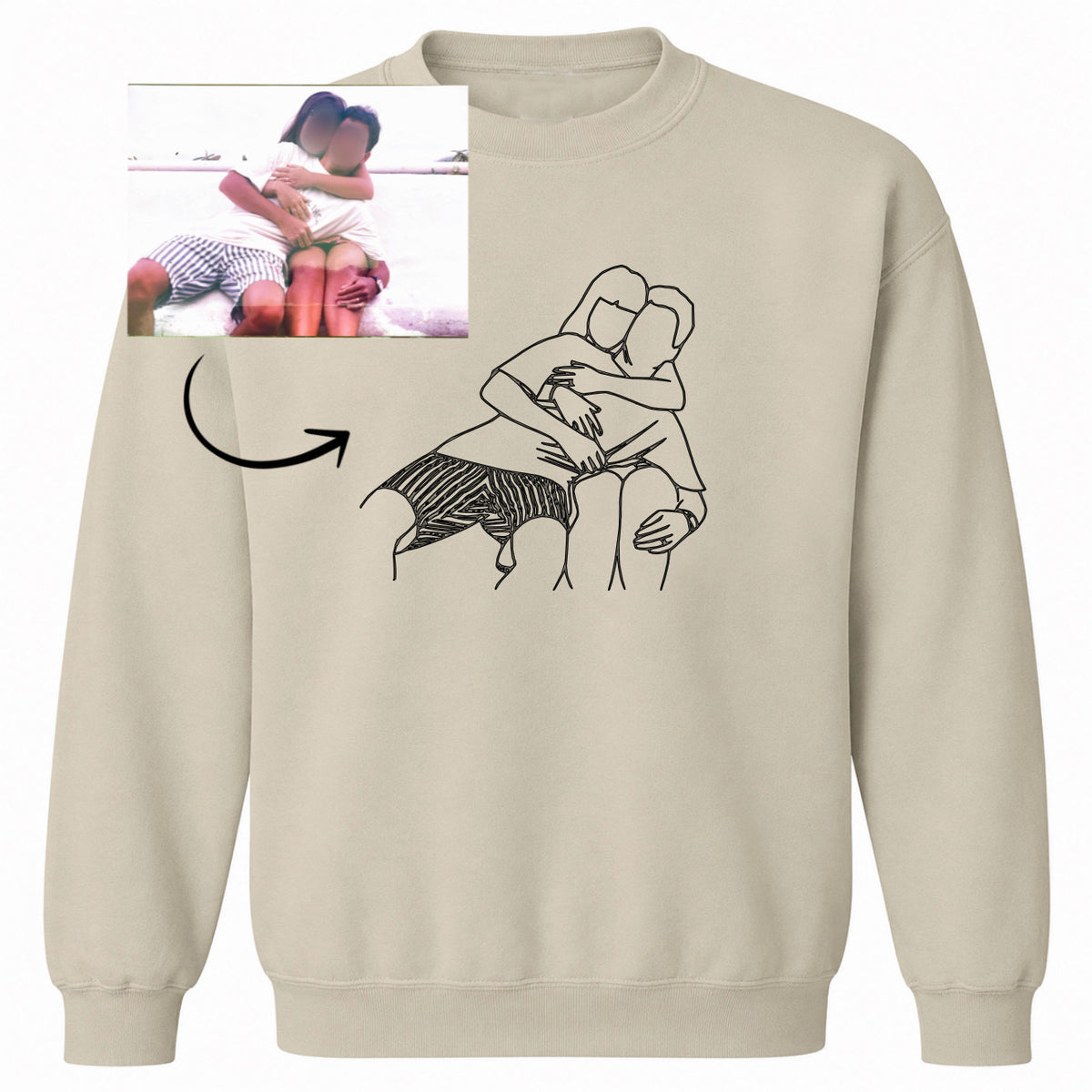 Custom Outline Sweatshirt