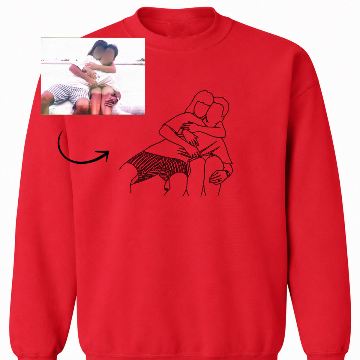 Custom Outline Sweatshirt