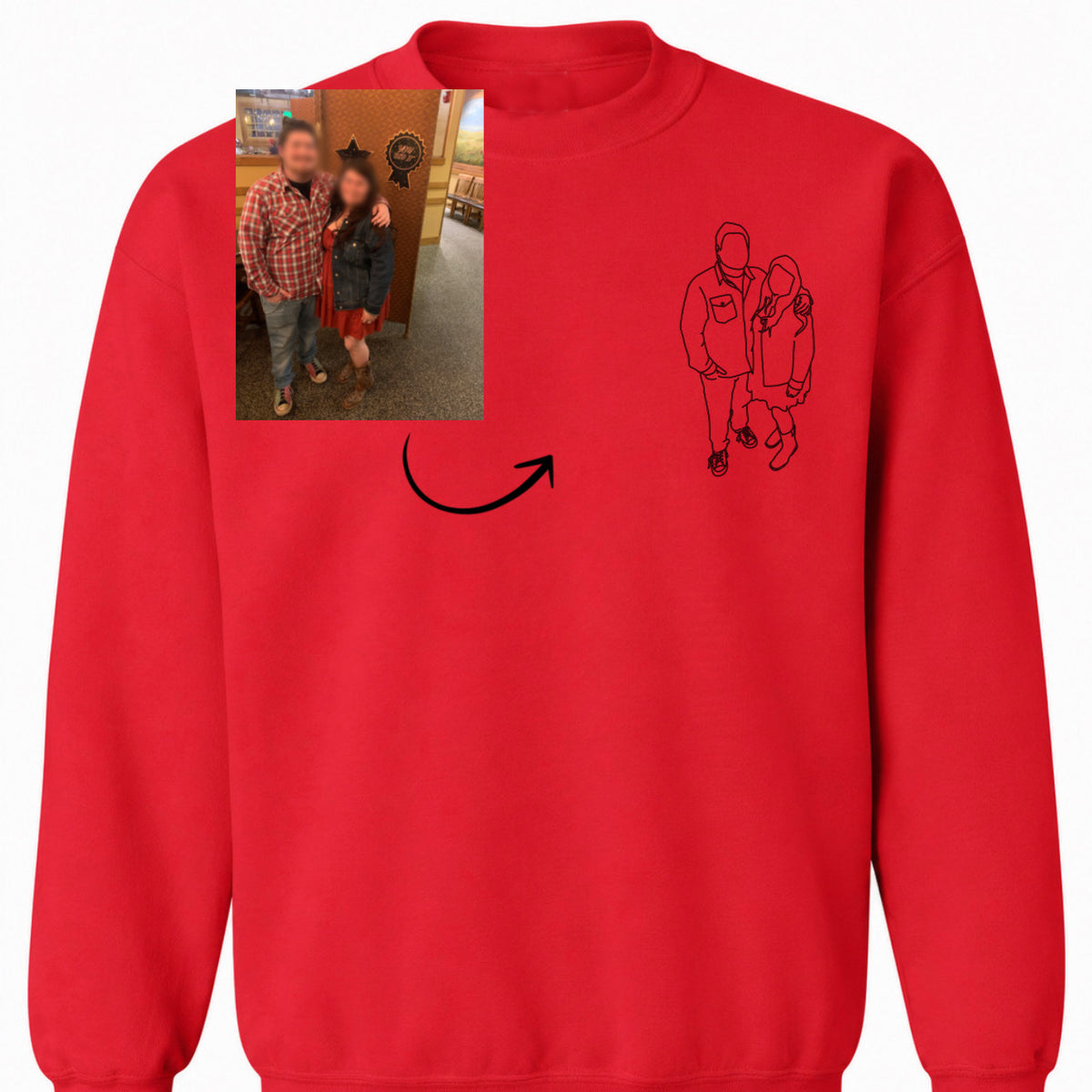 Custom Outline Sweatshirt