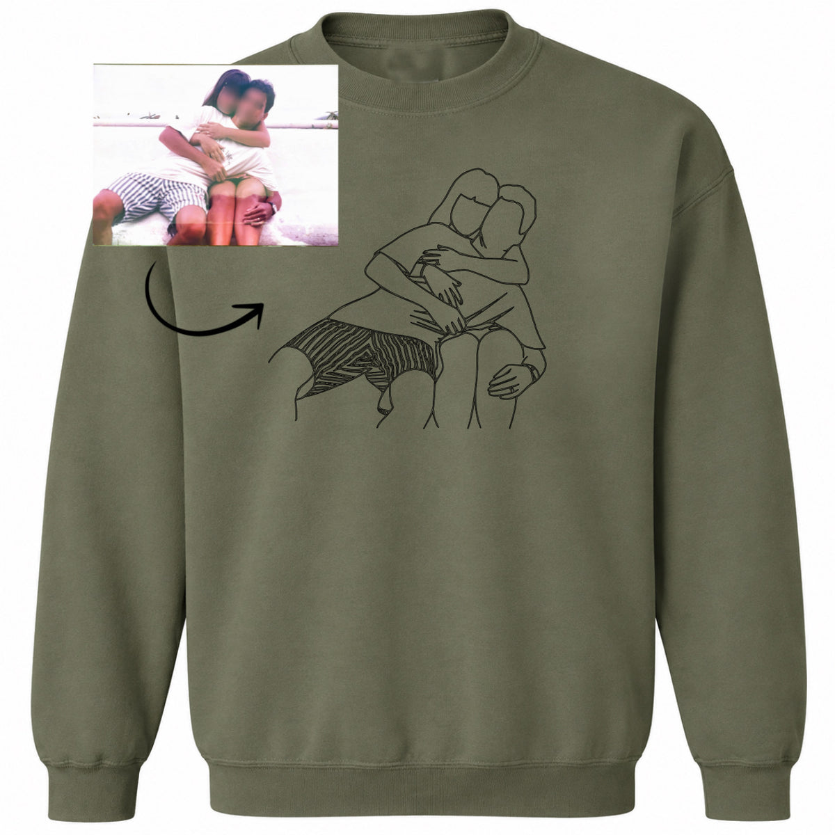 Custom Outline Sweatshirt